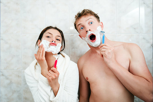 From Beards to Peach Fuzz: Comparing Male and Female Face